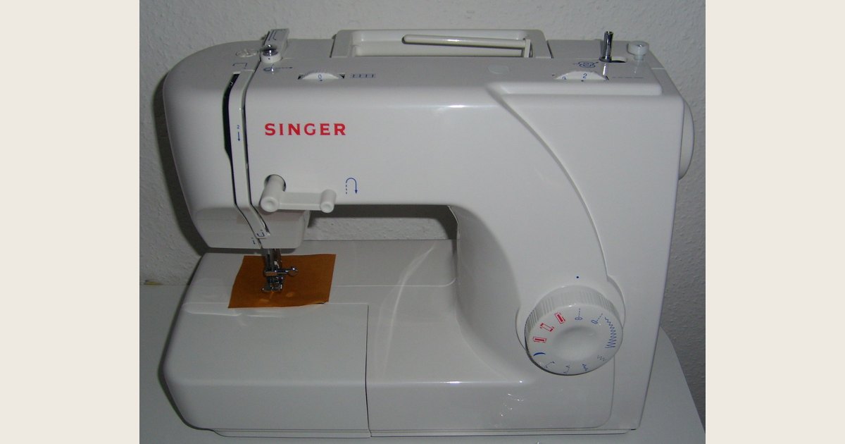 Illustrative photograph of a sewing machine
